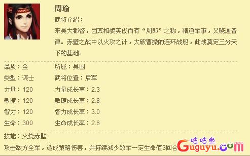 《龙将》122阵型武将搭配