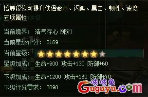 《大侠传》侠侣段位培养