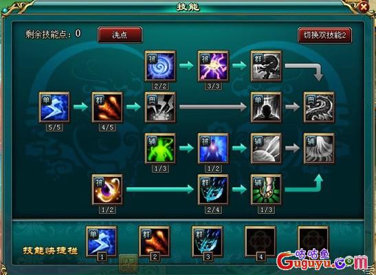《神武九天》天师技能加点